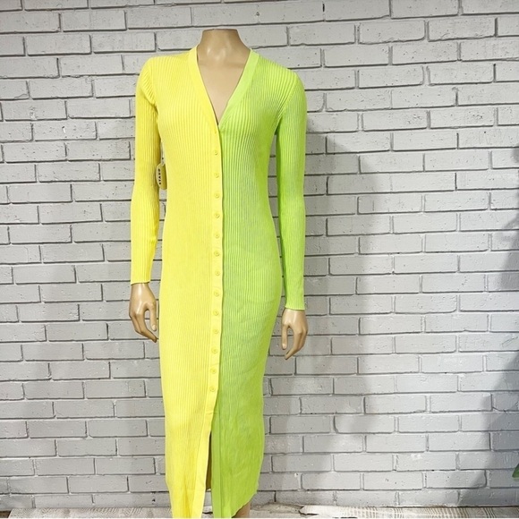 Staud Women’s Shoko Colorblock Dress - Picture 1 of 6